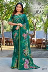 Libas Vol 10 By Kashvi Dull Moss Printed Online Daily Wear Saree Wholesale